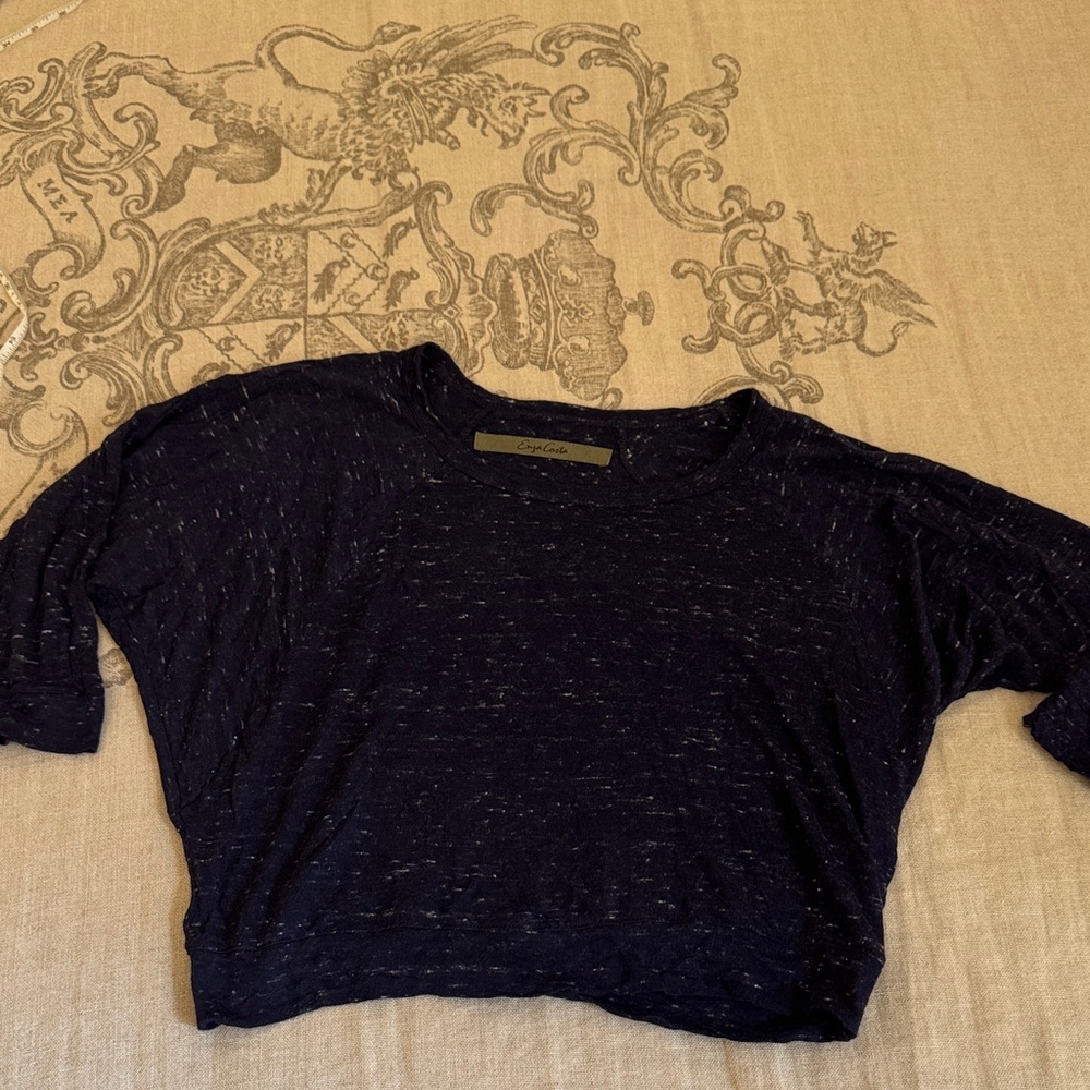 Enza Costa Midnight Speckle Tee